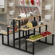 Nakajima cabinet Three-layer flow table Product commodity display stand Flower rack shelf Shoe rack display cabinet Double-sided display stand