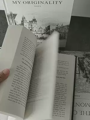 Simple modern light luxury model room study foreign language decoration book Model Room place prose book simulation book English book