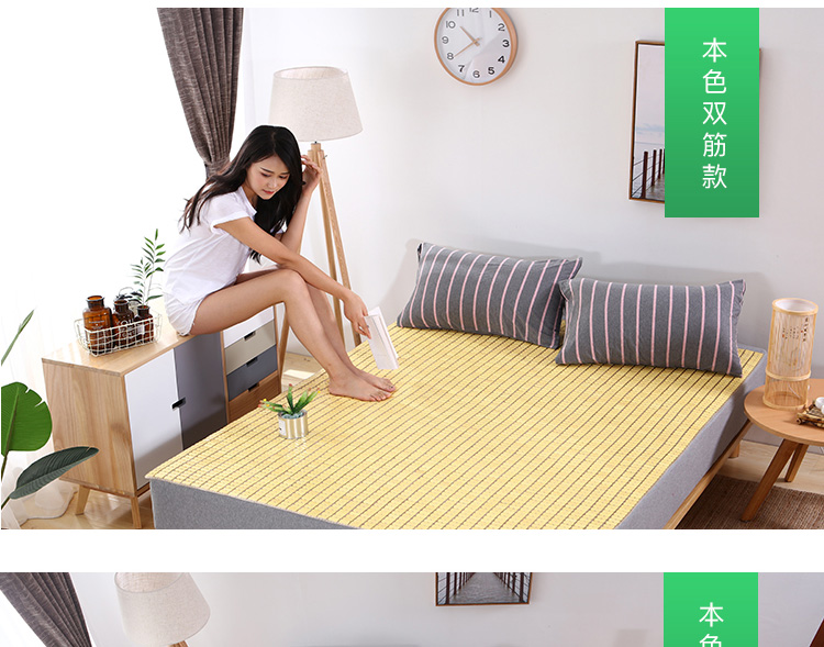 Giường 1.8m khối gấp mahjong mahjong mat mat ký túc xá thảm đơn mùa giải phóng phụ 1,2m - Thảm mùa hè nệm nước chống loét
