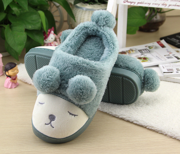 Chaussons enfants en suède pour hiver - semelle caoutchouc - Ref 1008046 Image 21