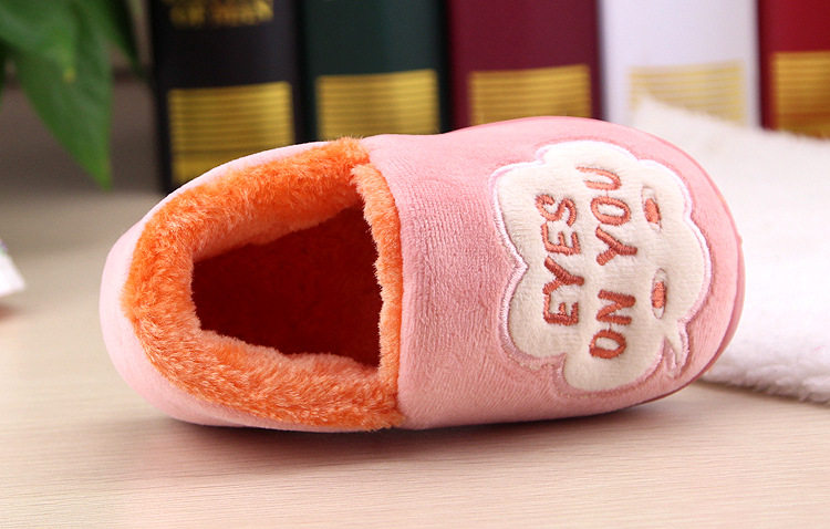 Pantoufles enfants en suède pour hiver - semelle tendon - Ref 1018124 Image 13