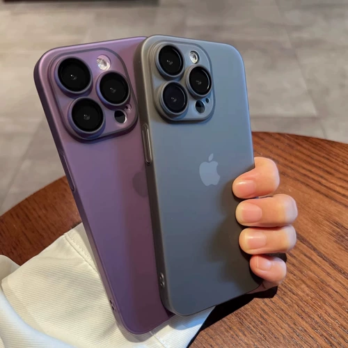 Apple, ультратонкий совместимый объектив, iPhone15 Pro, прозрачный чехол для телефона, силиконовый iPhone 13 для влюбленных, матовый защитный чехол, iPhone16 Pro, iphone, 14promax, простой и элегантный дизайн, защита при падении