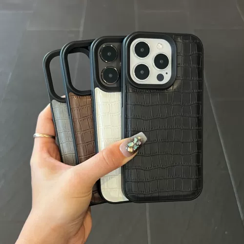 Высококлассный совместимый мобильный телефон, черный защитный чехол, объектив, крокодил, iphone, городской стиль, 11, 11promax, защита при падении