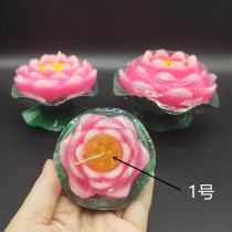Lotus Lamp Candle Lotus Candle Lotus Candle Wish Wish Lamp Ghee Red Water Lotus Lamp for Buddha Buddha