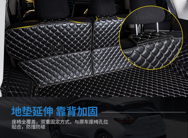 Áp dụng cho thảm thân cây Nissan Loulan bao vây đầy đủ 19 vật tư tự động để thay đổi sàn trang trí của thảm hộp màu xanh - Ô tô nội thất Accesseries phụ kiện trang trí xe hơi