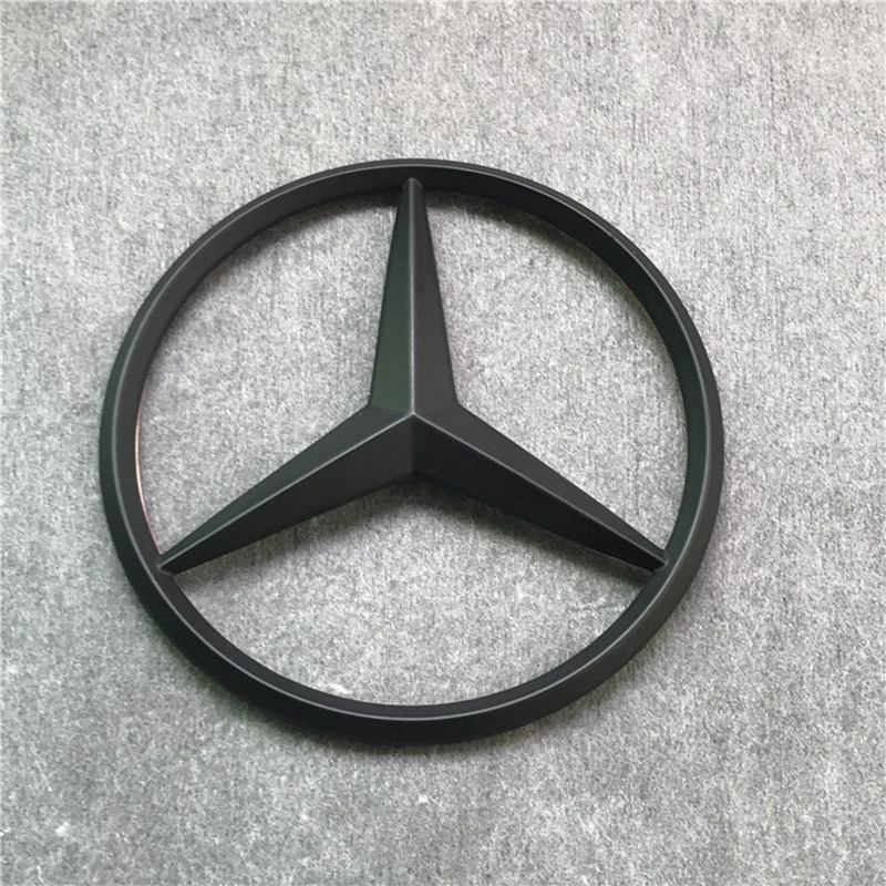 tem xe oto Mercedes-Benz A-class B-class C-class E-class S-class C200 E260 S350L cốp sau logo ngôi sao logo xe logo logo ba chấu hình dán xe oto đẹp logo các hãng xe ô tô