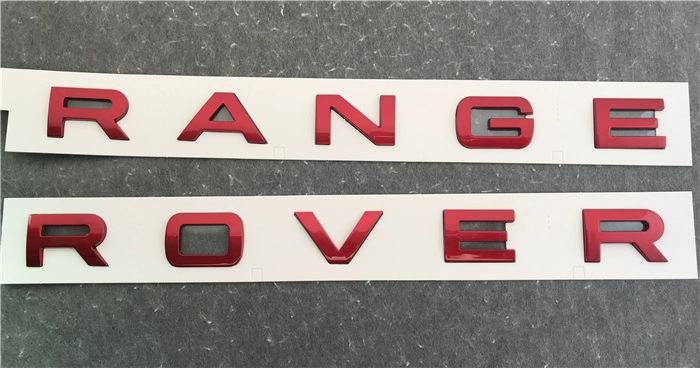 decal xe hơi Logo xe Land Rover Aurora Range Rover Executive Edition phiên bản thể thao Star Vein màu xám phía trước và phía sau tán lá sửa đổi logo chữ tiếng Anh các logo xe hơi logo oto 