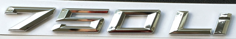 Tiêu chuẩn đuôi BMW 7 series mới 730LI / 740LI / 745LI / 750LI / 760LI từ tiêu chuẩn xe logo sửa đổi tiêu chuẩn kỹ thuật số biểu tượng xe ô tô lô gô các hãng xe oto 