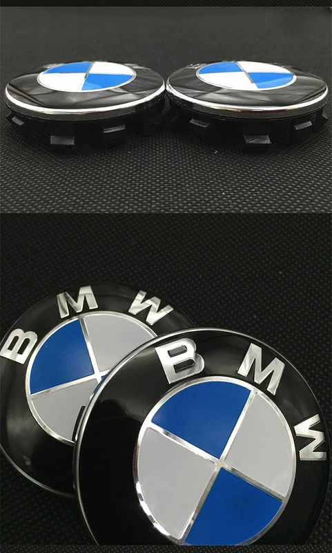 tem xe oto đẹp Biểu trưng nắp đậy bánh xe BMW 320 525 530 325 740 750 x1 X3X5x6 Logo xe trung tâm decal xe oto lô gô các hãng xe oto