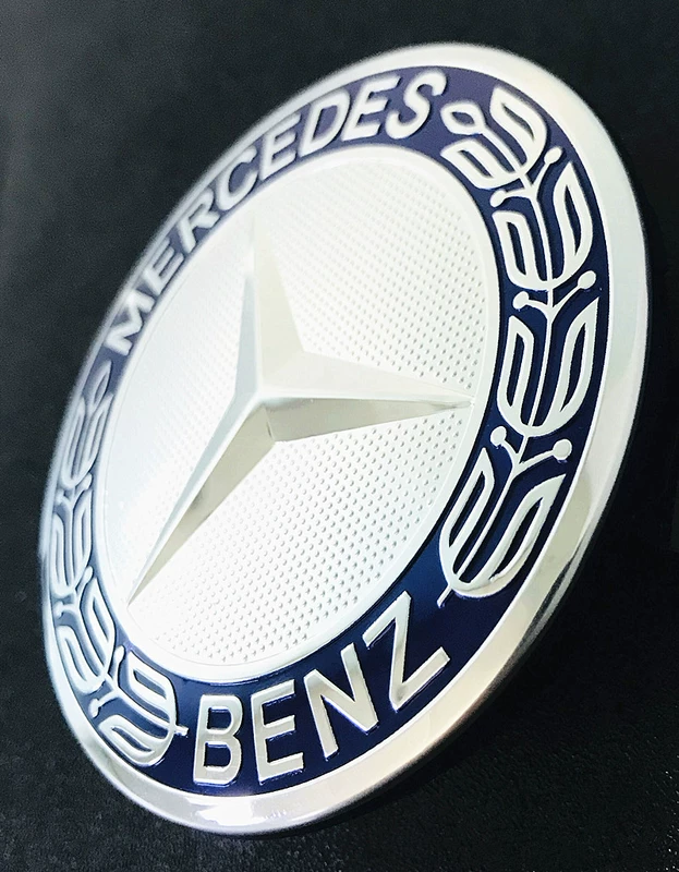 thương hiệu logo xe hơi Mercedes-Benz E-Class E200 E260L E300L E350 vòng thép logo trung tâm nắp trung tâm nắp xe sửa đổi logo tem sườn xe ô tô tem xe hơi