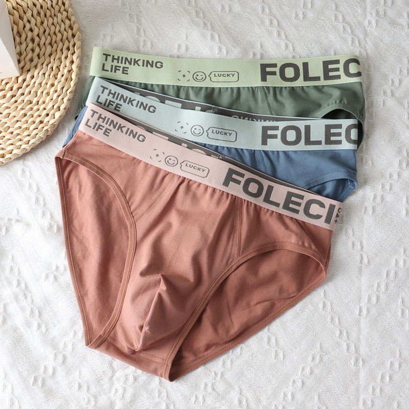 Men's Underwear, Boys' Briefs, Pure Cotton, Youth Plus Size, Loose and Breathable Men's Shorts, Underwear