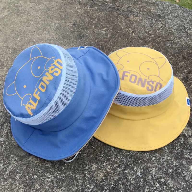Children's Visor for boys and girls Large Brim along Fisherman Hat Mesh Breathable Kids Baby Visor