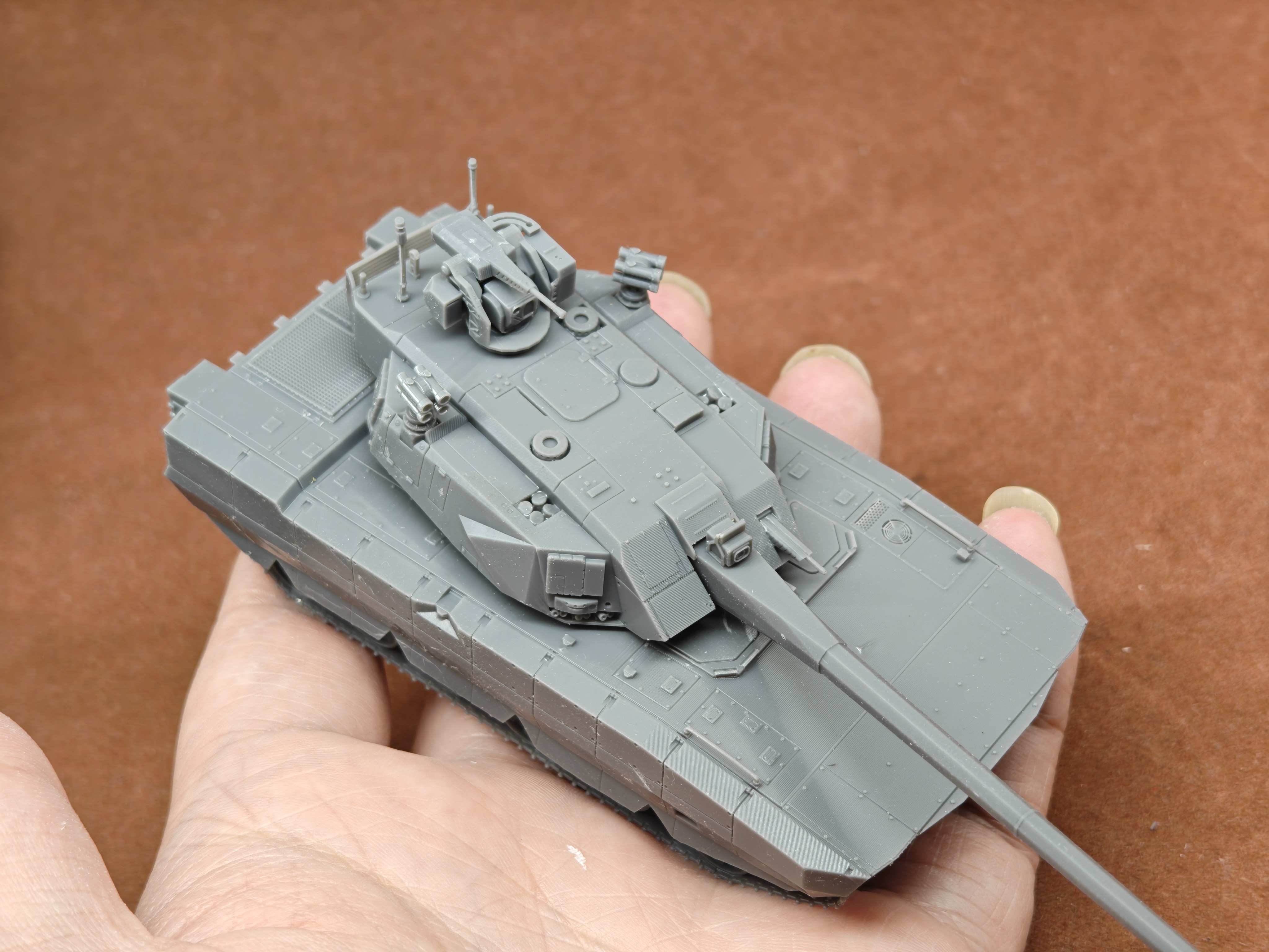 3D Printed 1/72/87/144 China ZTZ-100 Main Battle Tank Unpainted