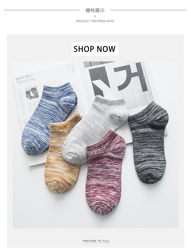 Vớ vớ cotton nam bốn mùa thấp để giúp nông miệng khử mùi mồ hôi vô hình thuyền socks nam vớ mùa xuân và mùa hè phần mỏng