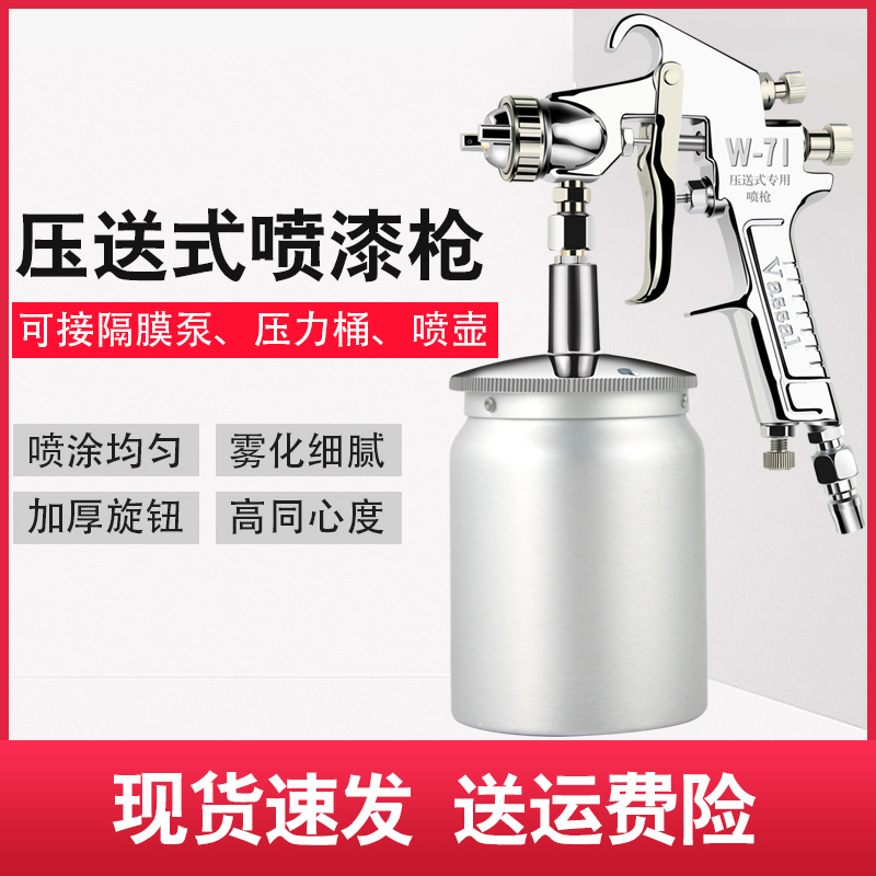 Courtson Press-Sent Pneumatic Spray Gun w-71 Paint Spray Gun Home Innate Paint Spray Gun High Atomization Spray Paint Tool
