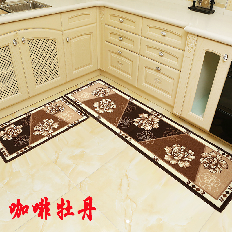 thảm thảm dài thấm chống trượt cửa chống thấm thảm chùi chân nhà thảm bẩn chống dầu trang bị thảm bếp - Thảm sàn miếng lót nhà tắm