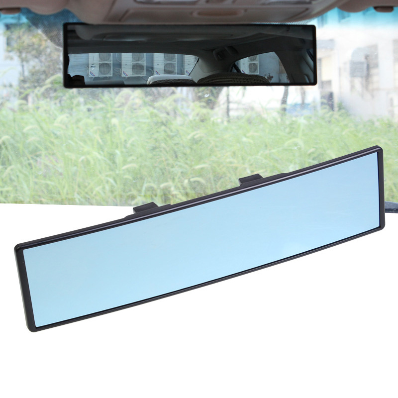 Rear view mirror Anti-dazzling rear view mirror wide-angle curved plane mirror in the car car after large view