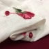 Quần áo trắng thêu hoa cotton Pháp handmade tự làm mùa xuân và áo mùa hè đầm vải nhập khẩu Vải vải tự làm