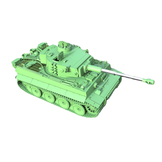 Kaqi Model Tiger Tiger Model 4901 1/35 Tiger 1 German World War Ii Heavy Tank Special Edition