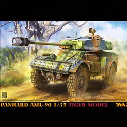 Kaqi Model Tiger Model 4635 1/35 French Aml-90 Wheeled Combat Vehicle