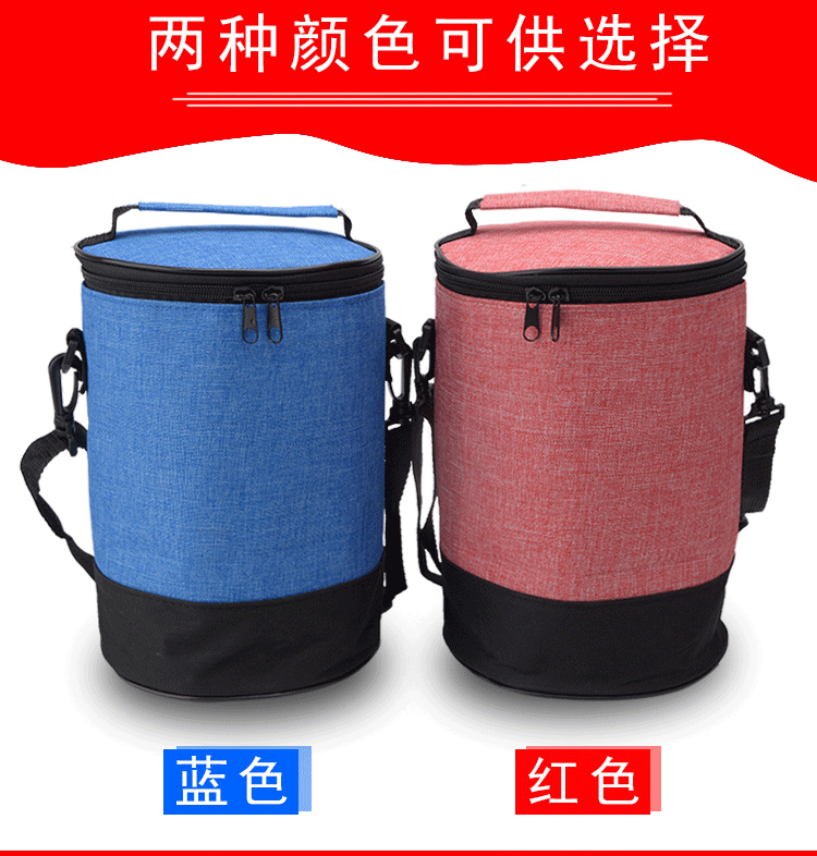 gào mên điện Supor lớn hộp tròn ăn trưa túi nhỏ túi ăn trưa vải túi xách lớn túi chống thấm nước lớn - Hộp cơm điện sưởi ấm hộp cơm điện 3 tầng loại nào tốt