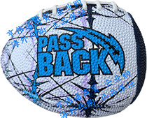 美国Passback Peewee Rubber Football Ages 4-8 初级训练橄榄球