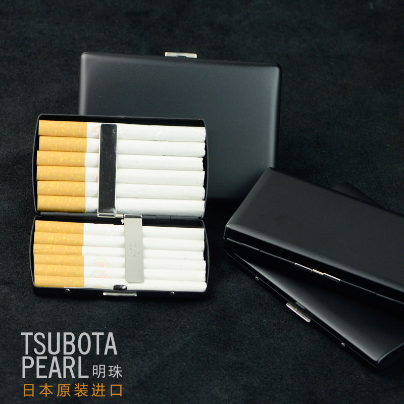 Japan imported PEARL pearl coating series ultra-thin men's and women's creative personality copper business cigarette case