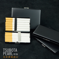 Japan original imported PEARL paint series ultra-thin men and women creative personality copper business cigarette case