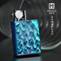 Imported original Males lighter creative water Illusion series Copper kerosene male lighter