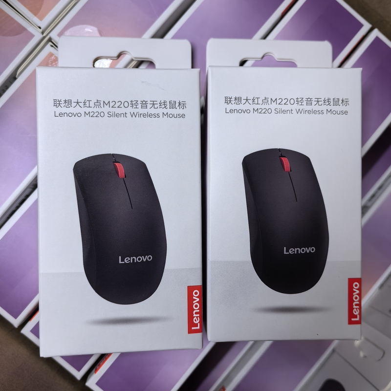 Genuine Boxed Lenovo M220 Wireless Mouse 2.4g Home Office Silent Mouse Desktop Laptop