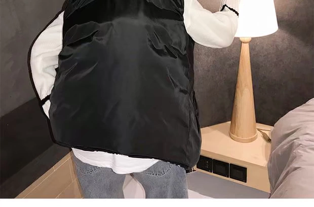 Áo vest nam mùa đông hai mặt in vest vest rộng kích thước thời trang cotton vest nam áo thun 3 lỗ nam