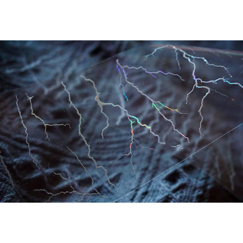 Lightning Is in Sauce Handbag Shell Light Weather Natural Elements Flow Magu Guka Sticker Pet Decorative Tape