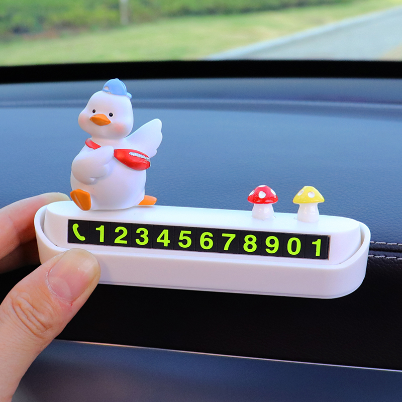 Car Phone Number Plate, Temporary Parking Card, Creative and Personalized Car Decoration Car Phone Number Plate, Temporary Parking Card, Creative and Personalized Car Decoration