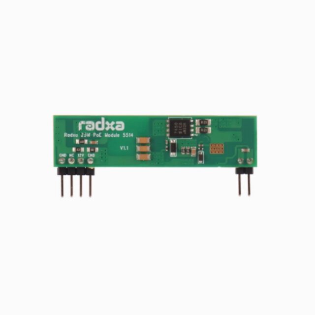 Radxa 25W Poe+ Module 5514 Ethernet Power Supply Module Supports 5t, 5Itx and Other Sbcs
