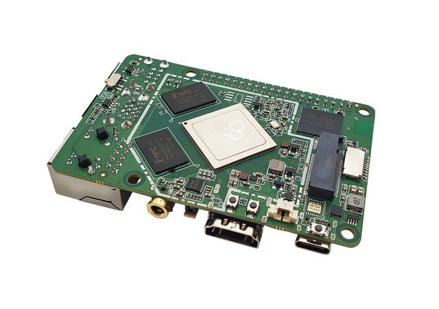 Rock Pi 4 High-Speed Version Op1 Rk3399 Development Board B+ 4g with Wifi Bluetooth Poe Compatible with Raspberry Pi