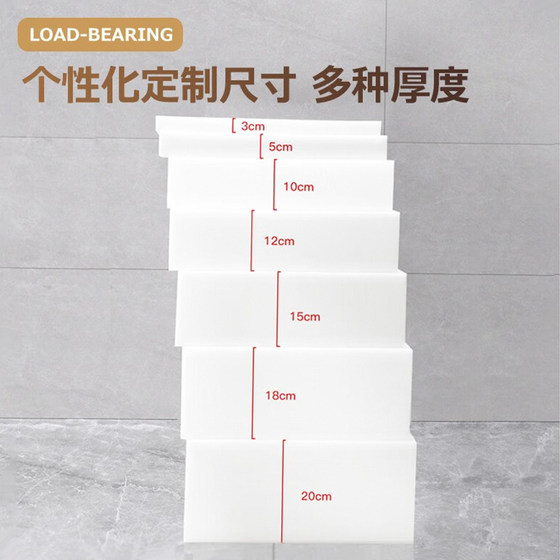 Soft-packed sponge, high, medium and low-density large sponge mat, dormitory mattress, bedside background wall, soft-packed water-absorbing customization