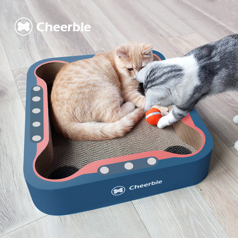 Cheerble seven cloth pet cat smart toy ball cat scratching board automatic tease pet wear-resistant self-healing relieve boredom interaction