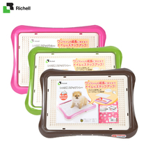 Japan Richell Lichel net-like flat pet dog dog poo-poo bath dog toilet Bo Mei Teddy