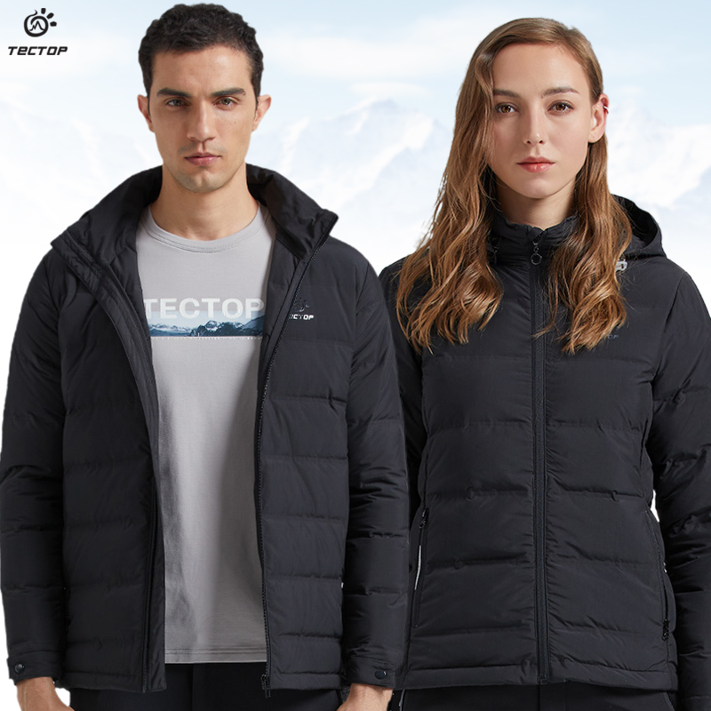 TECTOP Tantuo outdoor autumn and winter can take off the hat anti-season short warm down jacket men's and women's casual jacket - Taobao