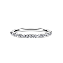 (Chinese Valentines Day gift) Swarovski Eternity wedding proposal ring couple ring diamond ring for girlfriend