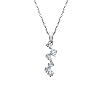 (Chinese Valentines Day gift) Swarovski Galaxy 18K gold diamond necklace pendant niche for girlfriend