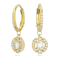 Swarovski beating heart Una water drop earrings for women light luxury and high-end temperament