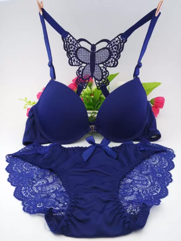 [Đặc biệt hàng ngày] khóa trước làm đẹp kiểu chữ Y trở lại ít phụ nữ dày ngực nhỏ tập hợp áo ngực liền mạch áo ngực dây rút