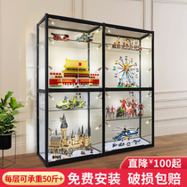 LeHigh display case up to soldiers display rack Ornament Glass Cabinet Handstand Toy Home Cartoon Model Cabinet