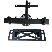 BJ40 overbearing Prado LC120LC150 license plate holder license plate frame winch guide Port front and rear license plate frame support modification