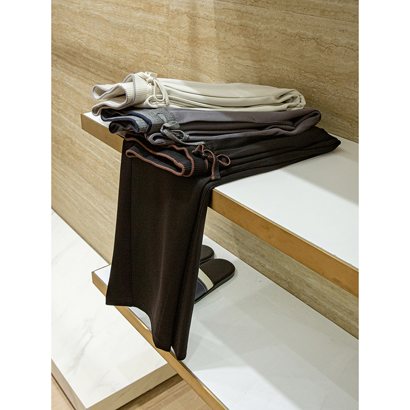 【Lp Old Money Style Jogging Pants】Air Layer Modal Cotton Draped Loose Straight-Leg Casual Pants for Men 【Lp Old Money Style Jogging Pants】Air Layer Modal Cotton Draped Loose Straight-Leg Casual Pants for Men