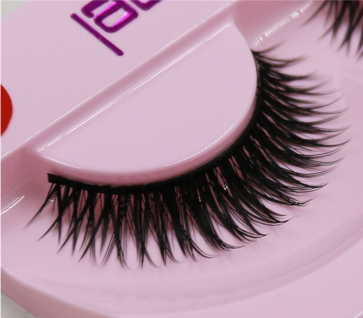 A box of 10 pairs of false eyelashes F5 thick cross short multi-layer curling hard stalks two boxes of glue