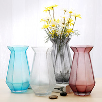 Carnation flower vase Glass craft decoration Living room Lily Rose starry Nordic modern simple flower vase