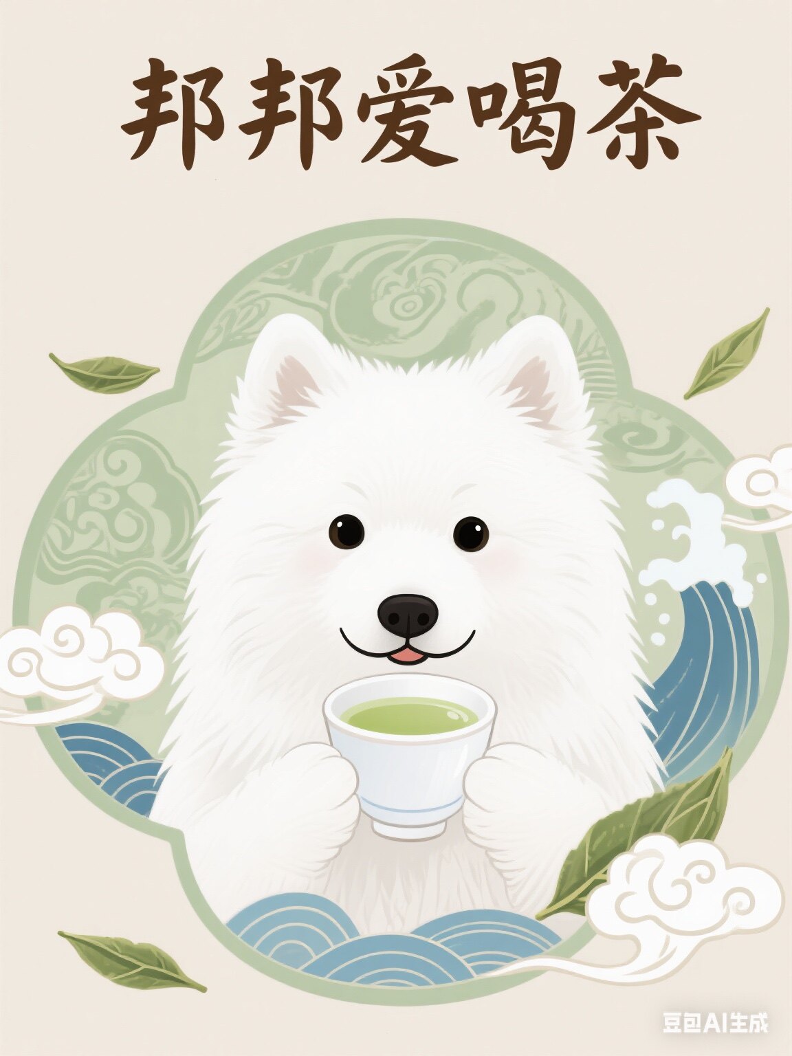 邦邦爱喝茶