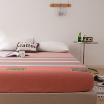 100% cotton non-slip mattress cover single piece 100 pure cotton thickened sheets bedspread 1 8 simple Simmons protective cover mattress cover